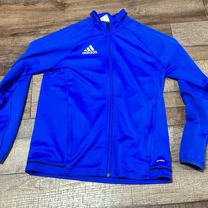 Blue Adidas Zip Up Jacket Climalite
